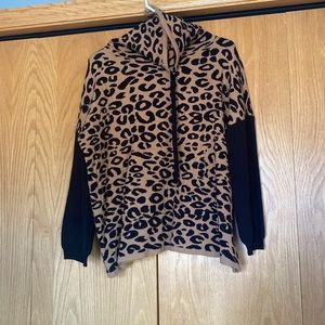 Cheetah print sweater